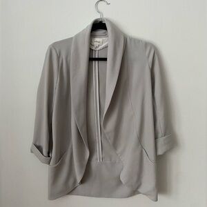 Wilfred Crepe Waterfall Blazer